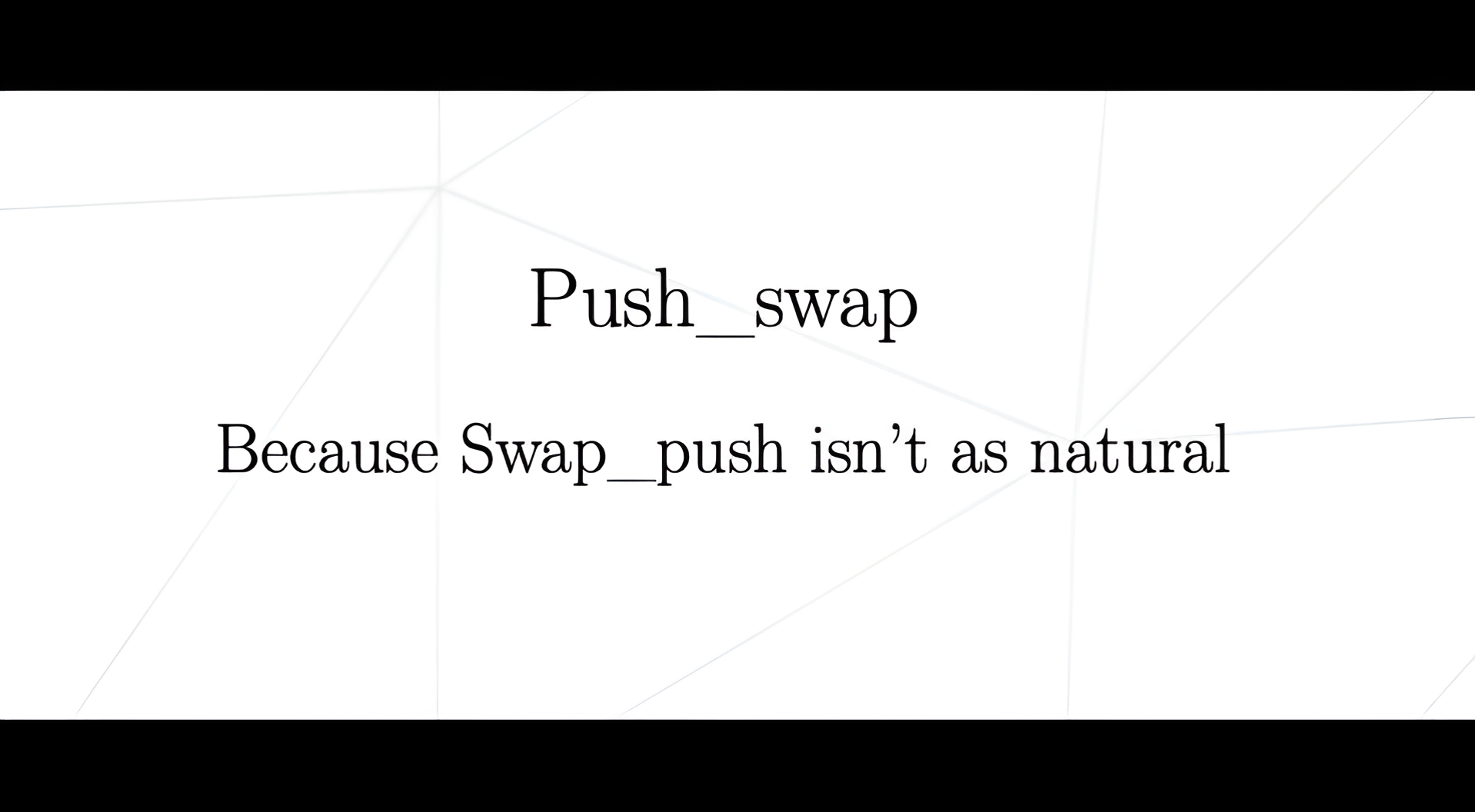 Push Swap